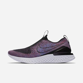 Adidasi Alergare Nike Epic Phantom React Flyknit Dama Negrii Rosii Negrii | PUQB-90758